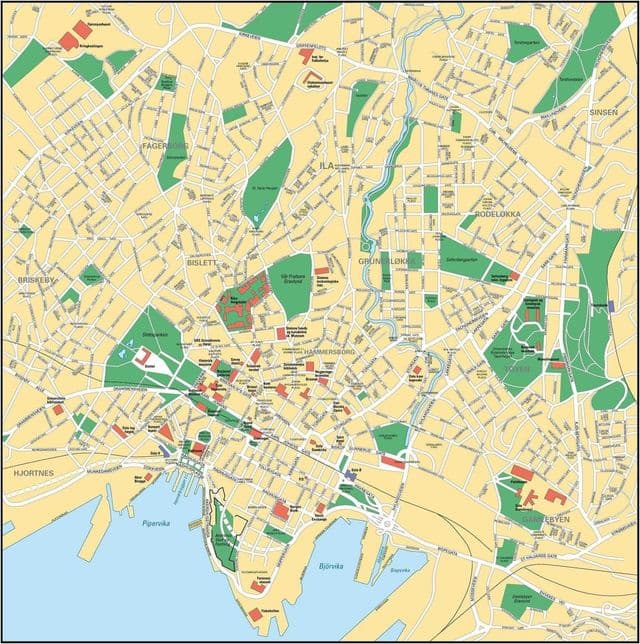 Oslo city map